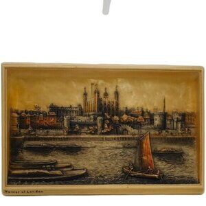 Ivorex Osborne Plaque Tower Of London Wall Art Made In England Vintage Decor